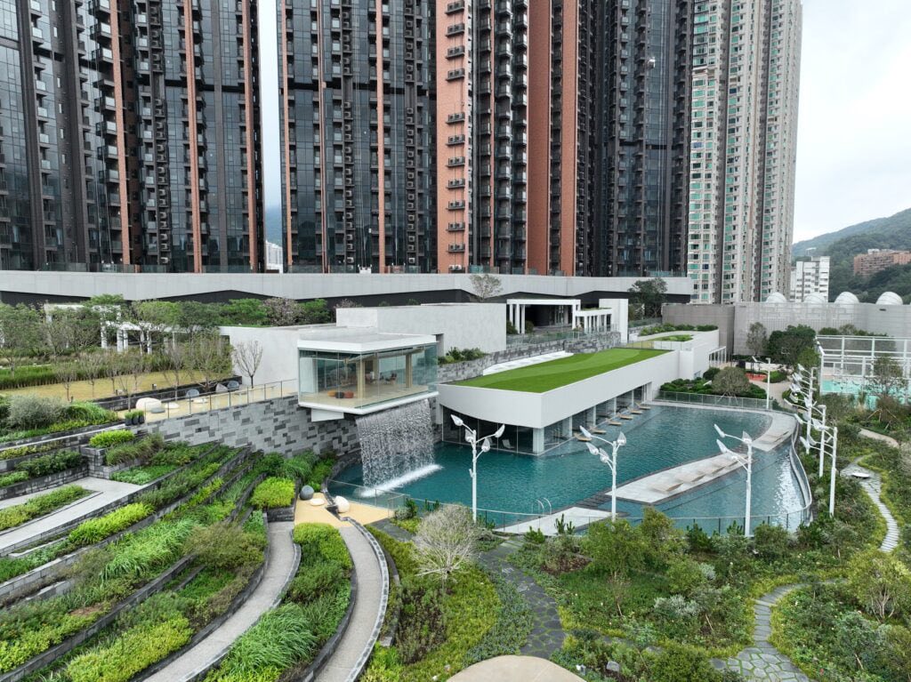 柏傲莊住宅平台及園景相片